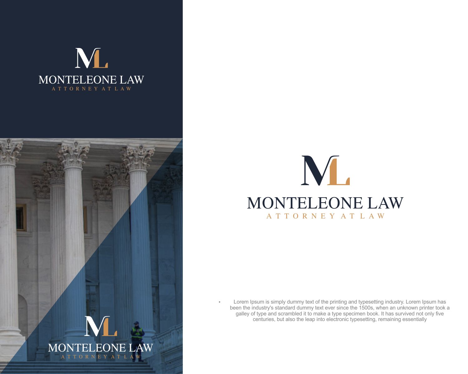 Diseño de Logo por SigmaStudio para Monteleone Law | Diseño #25571560