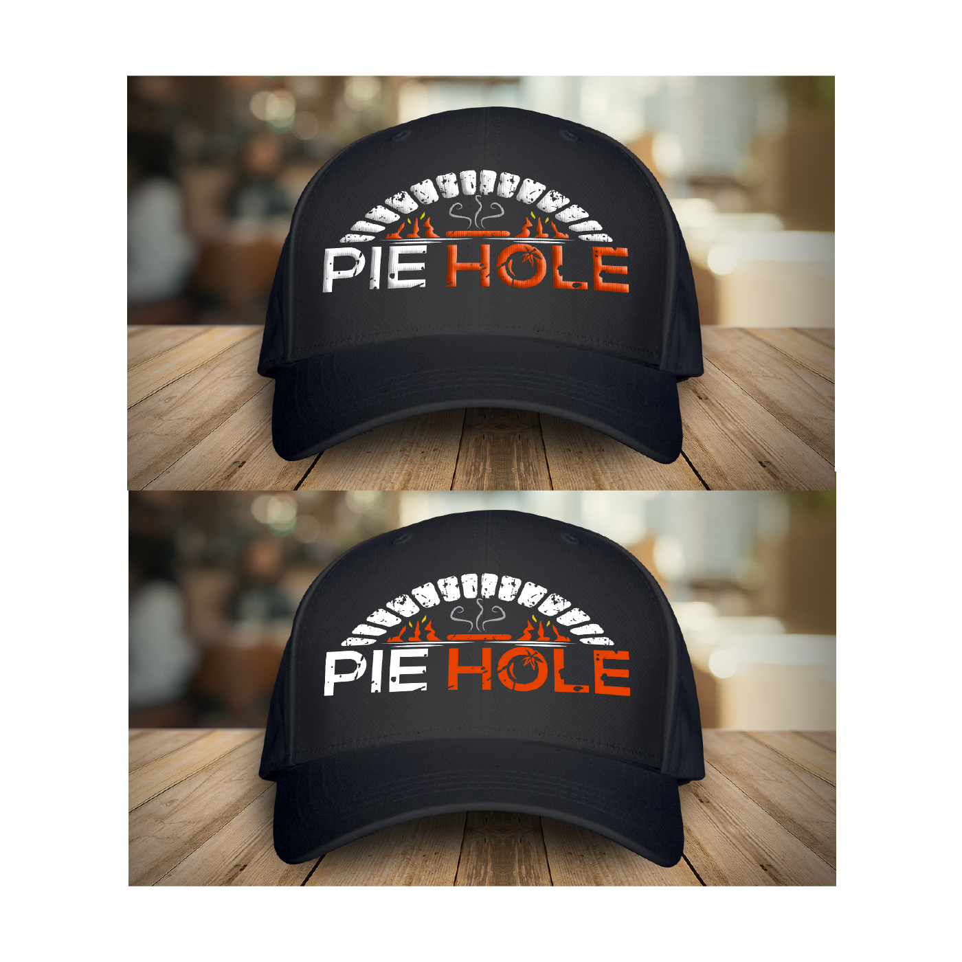 Logo Design by sangeloenriquez for Pieholewood Pizza | Design #25600733