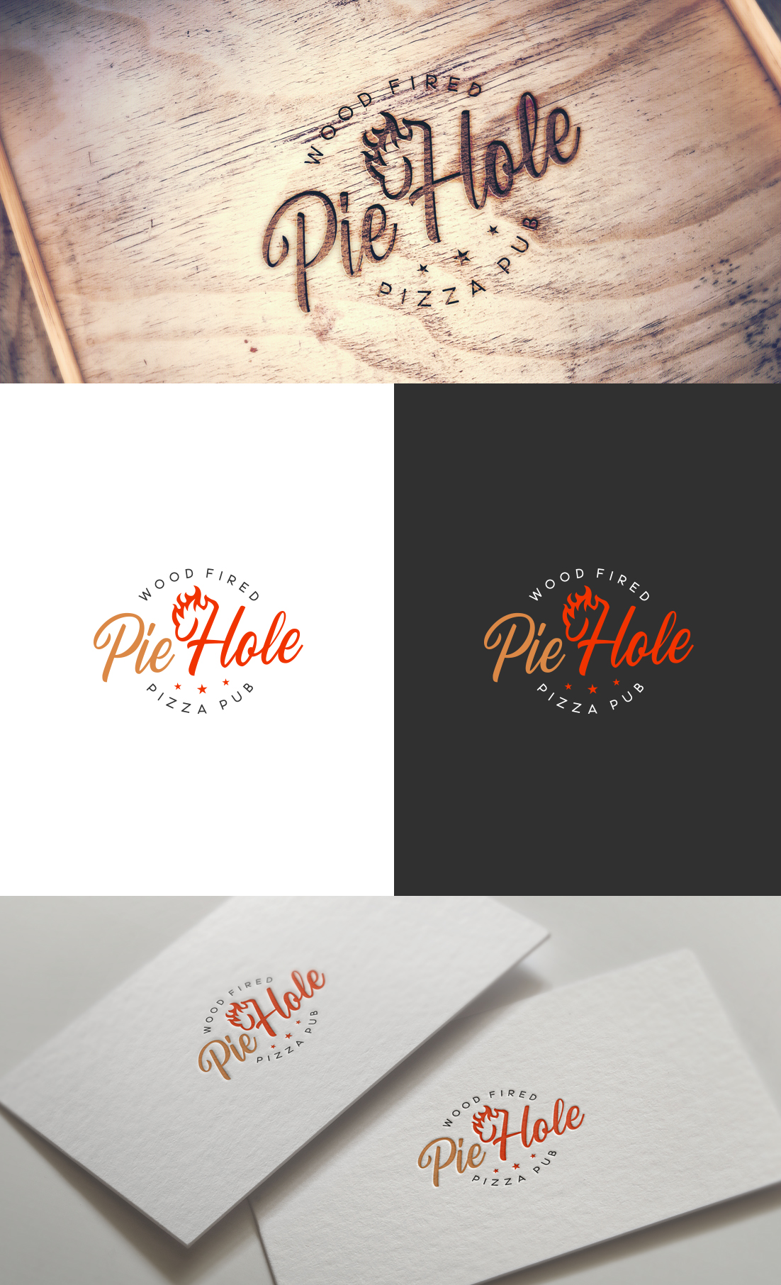 Logo Design by GLDesigns for Pieholewood Pizza | Design #25562778