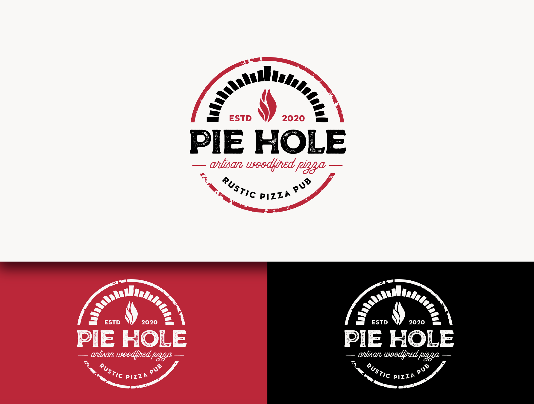 Logo Design by wonderland for Pieholewood Pizza | Design #25566869