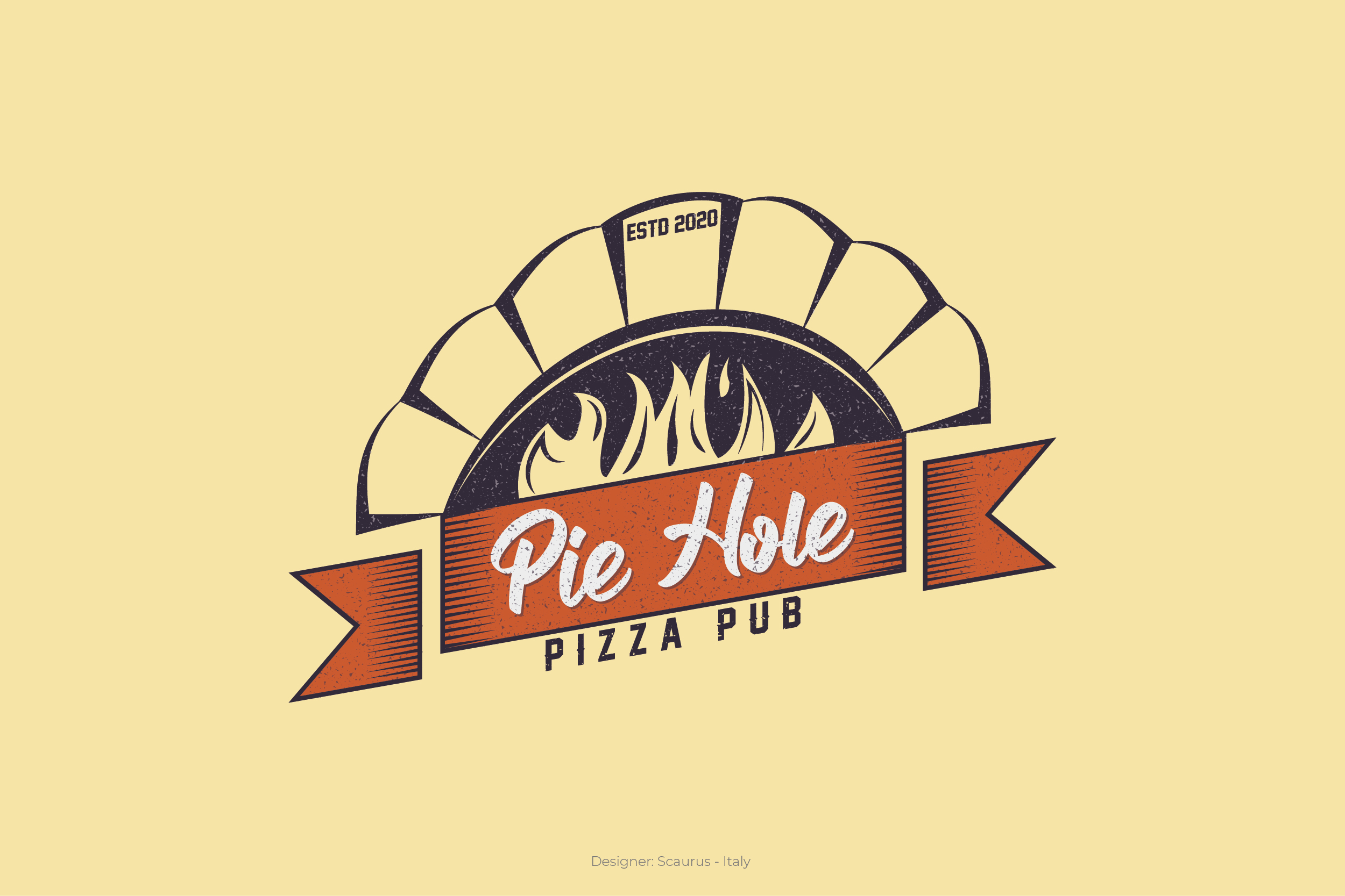 Logo Design by InkThink by Scaurus for Pieholewood Pizza | Design #25565439