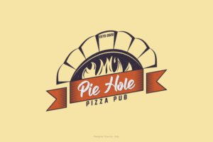 Pie Hole | Logo Design by InkThink by Scaurus