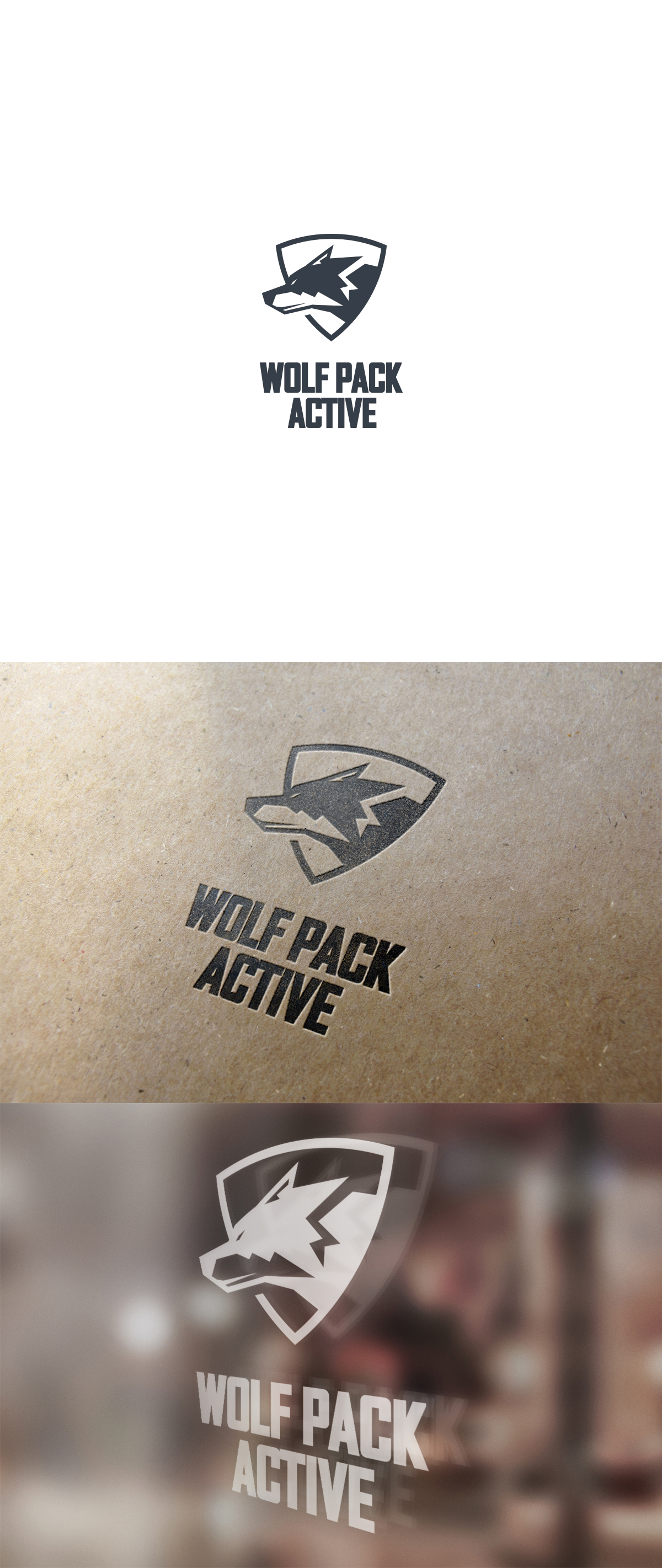 Logo Design by memreng for Wolf Pack Active | Design #25591031