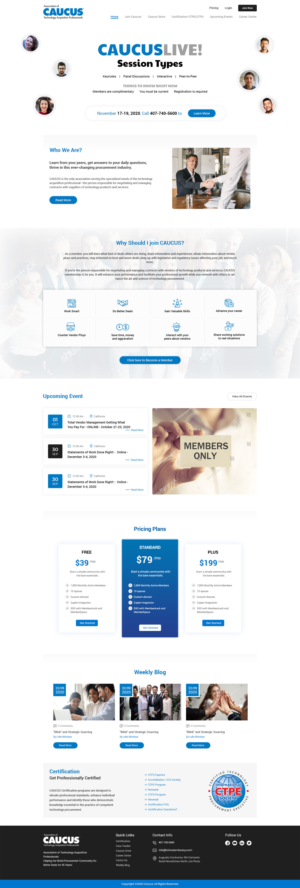 Membership Sales Page Web Design | Web Design par Ved Web Services