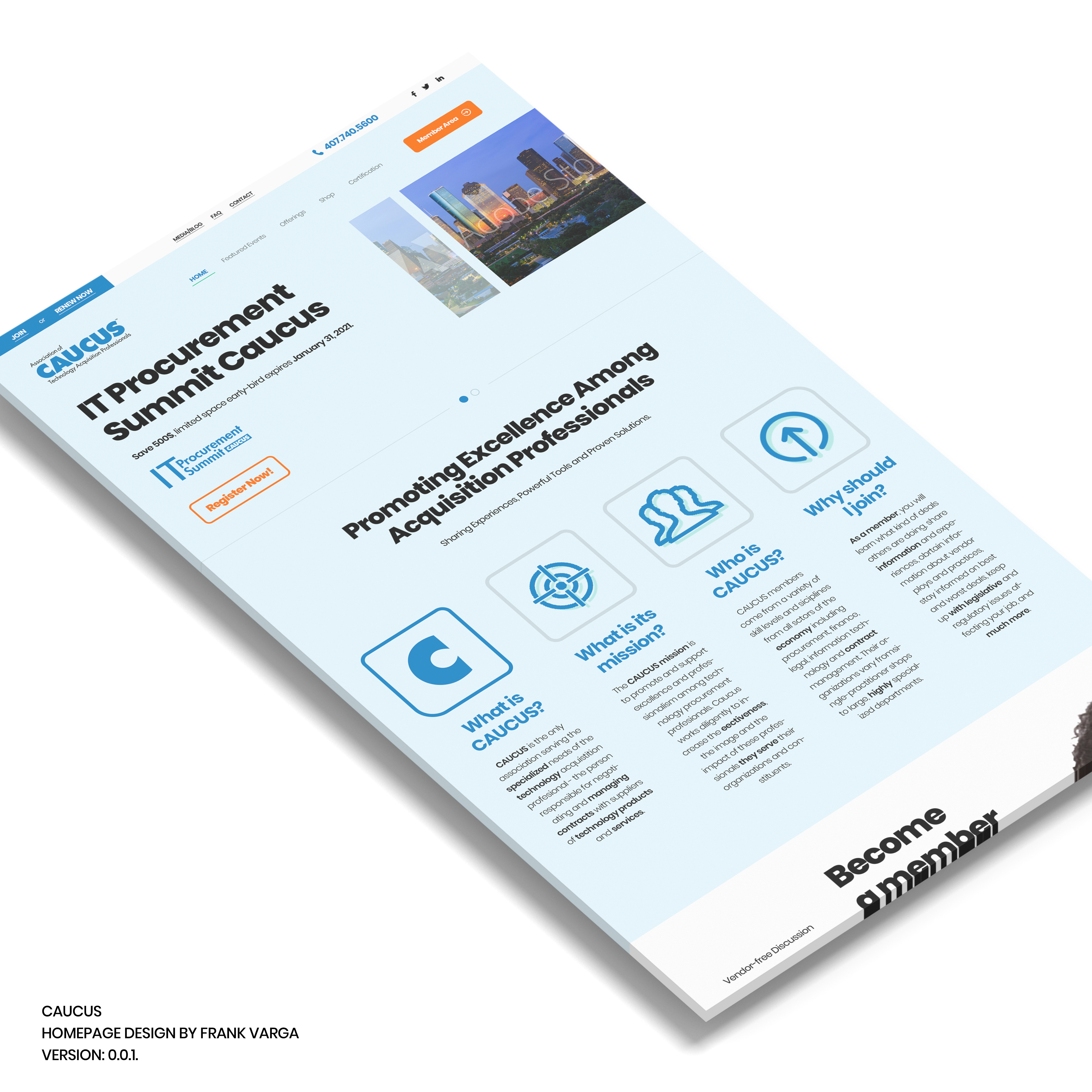 Web Design by Frank Varga for this project | Design #25581429