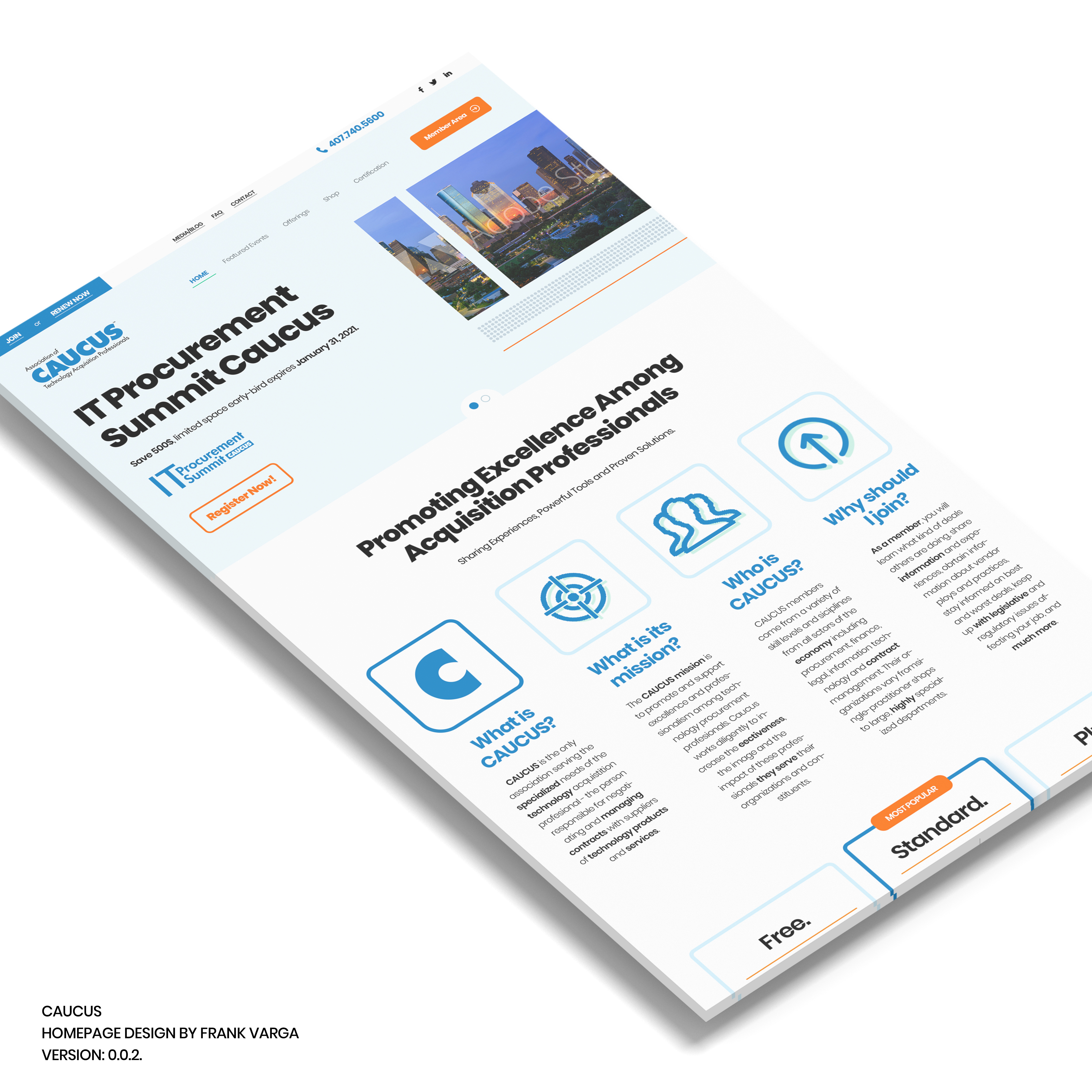 Web Design by Frank Varga for this project | Design #25590878