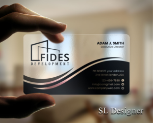 Professional business cards for real estate development company | Business Card Design by SL Designer