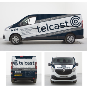Car Wrap Design by Yoga Tri for Telcast | Design: #25819024