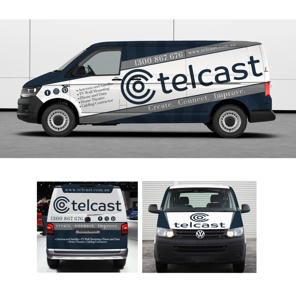 Car Wrap Design by Yoga Tri for Telcast | Design #25819025