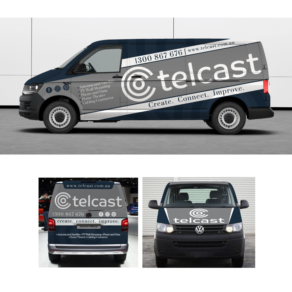 Car Wrap Design by Yoga Tri for Telcast | Design #25819288