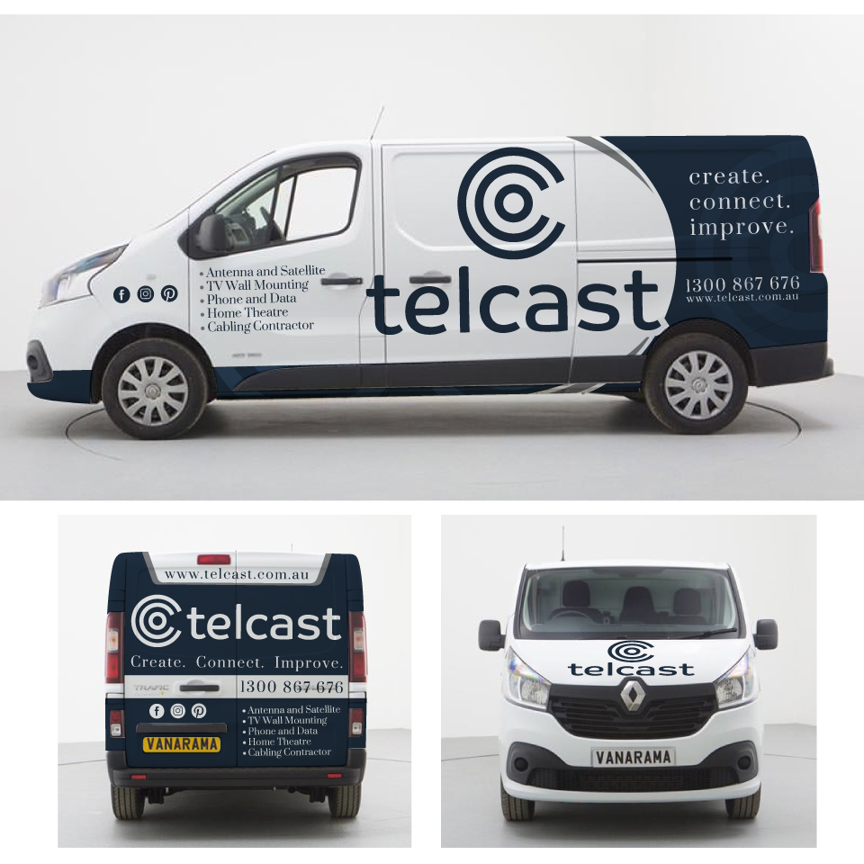 Car Wrap Design by Yoga Tri for Telcast | Design #25848564