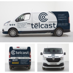 Car Wrap Design by Yoga Tri for Telcast | Design: #25848564