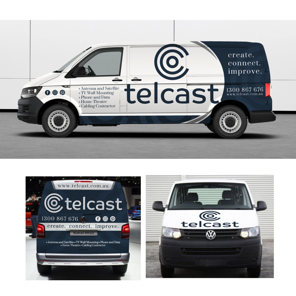 Car Wrap Design by Yoga Tri for Telcast | Design #25848565
