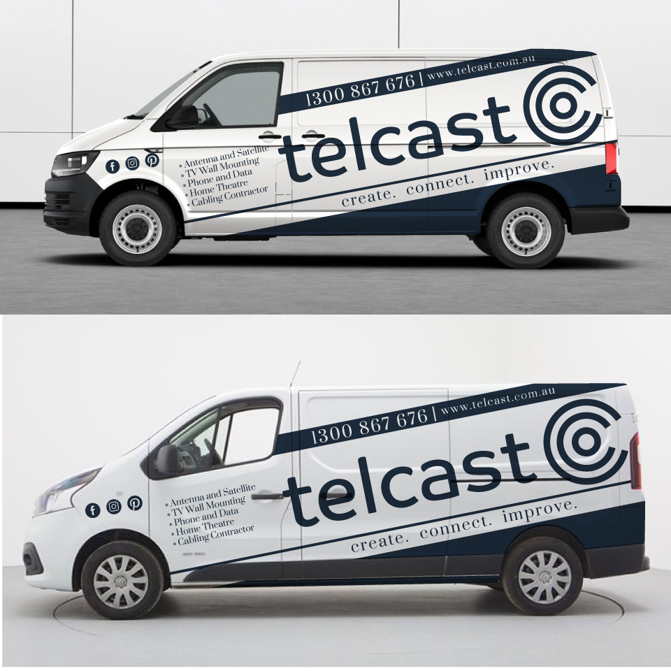 Car Wrap Design by Yoga Tri for Telcast | Design #25848578