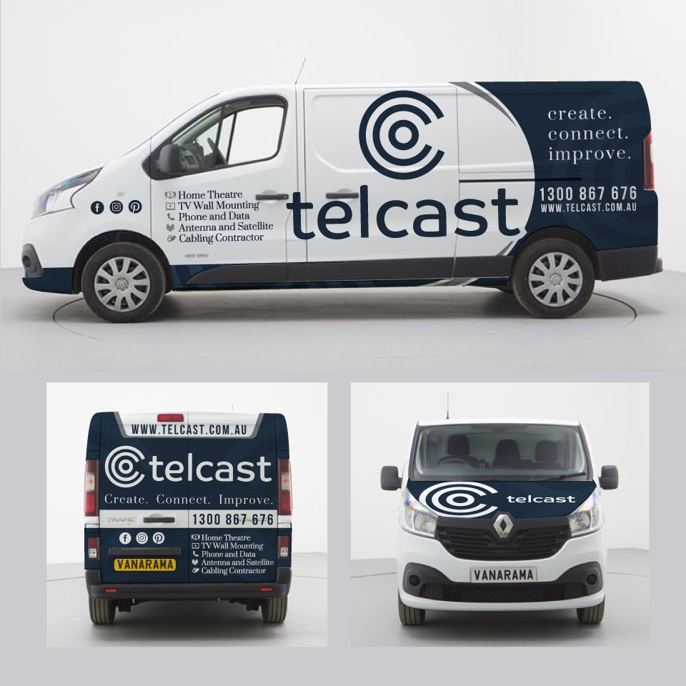 Car Wrap Design by Yoga Tri for Telcast | Design #25998330