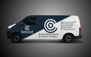 Diseño de Rotulación de Vehículo por JS_Design para Telcast | Diseño: #25592768