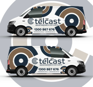 Diseño de Rotulación de Vehículo por Shumaila Kiran para Telcast | Diseño: #25572976