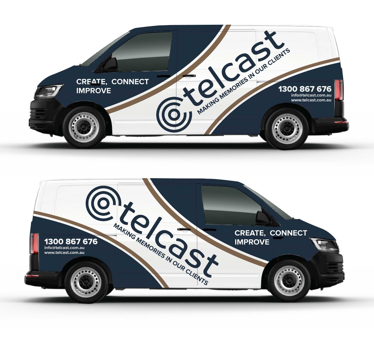 Car Wrap Design by Shumaila Kiran for Telcast | Design #25572977