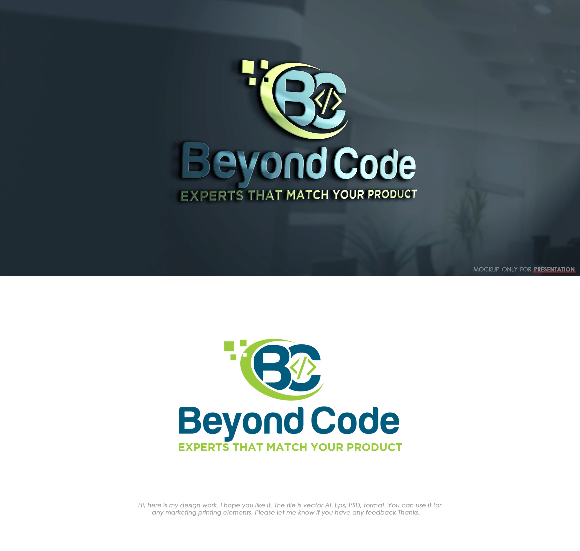 Logo Design by Mono.co for Beyond Code | Design #25576358