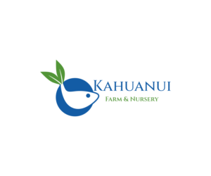 Kahuanui in larger text and Farm & Nursery in smaller text | Logo Design by design.bb