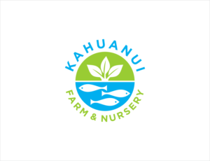 Kahuanui in larger text and Farm & Nursery in smaller text | Diseño de Logo por BNdesigner