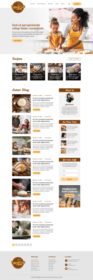 Diseño Wordpress por MAHABA para este proyecto | Diseño: #25584350