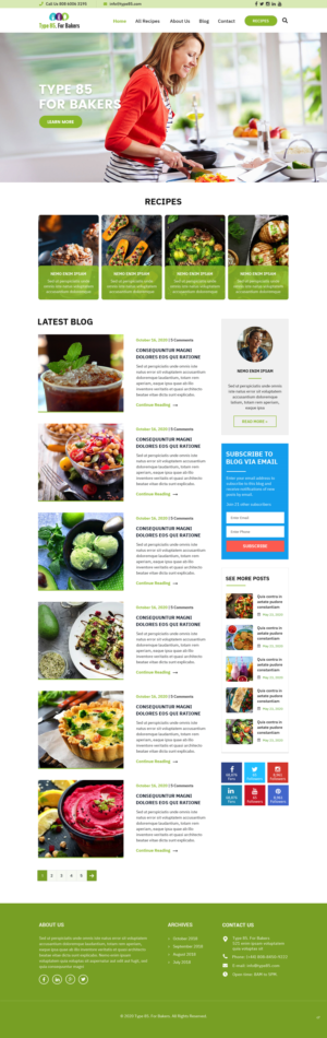 Diseño Wordpress por pb para este proyecto | Diseño: #25573243