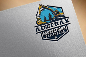 Adztrax excavations 0411186330 | Logo Design by Rosalia....