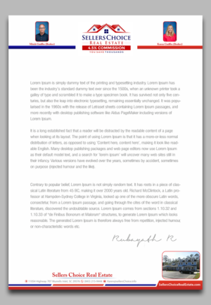 Letterhead Design by Petter Goms for this project | Design: #25574337