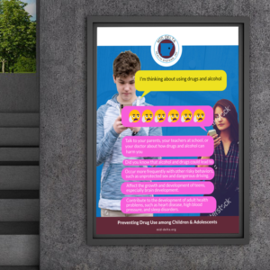 Substance abuse awareness flyer for school age kids | Grafik-Design von Schöpfer