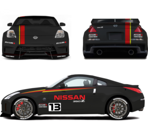 2004 Spec Z (Nissan 350 Z) Race Car Wrap (personal hobby car) | Car Wrap-Design von Alessandro Serrago