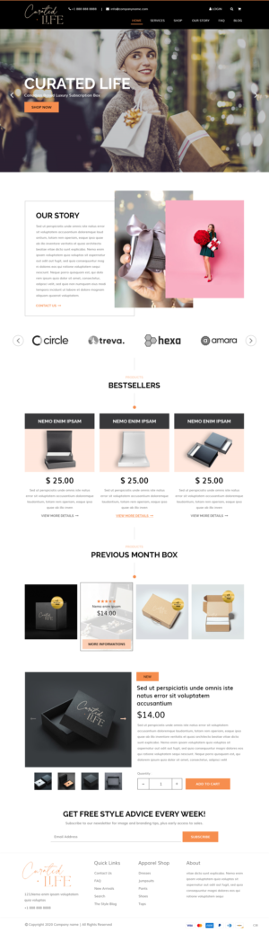 Web Design by pb for this project | Design: #25592861