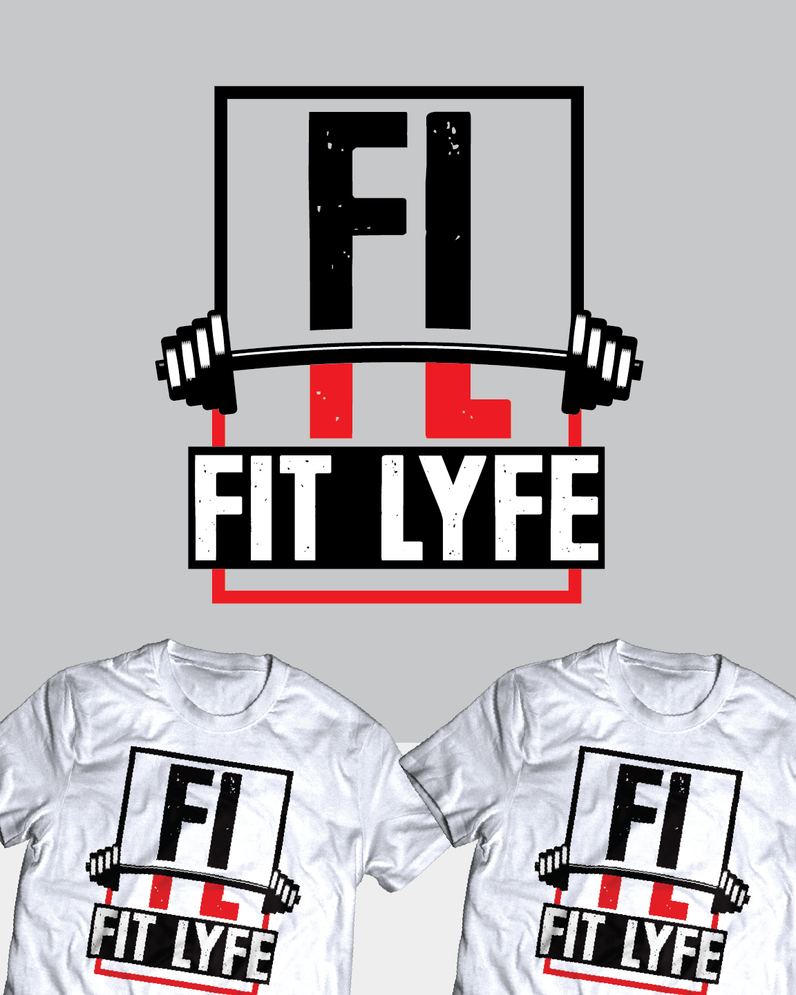 Diseño de Logo por Tee and Eh? para FitLyfe llc. | Diseño #25599934