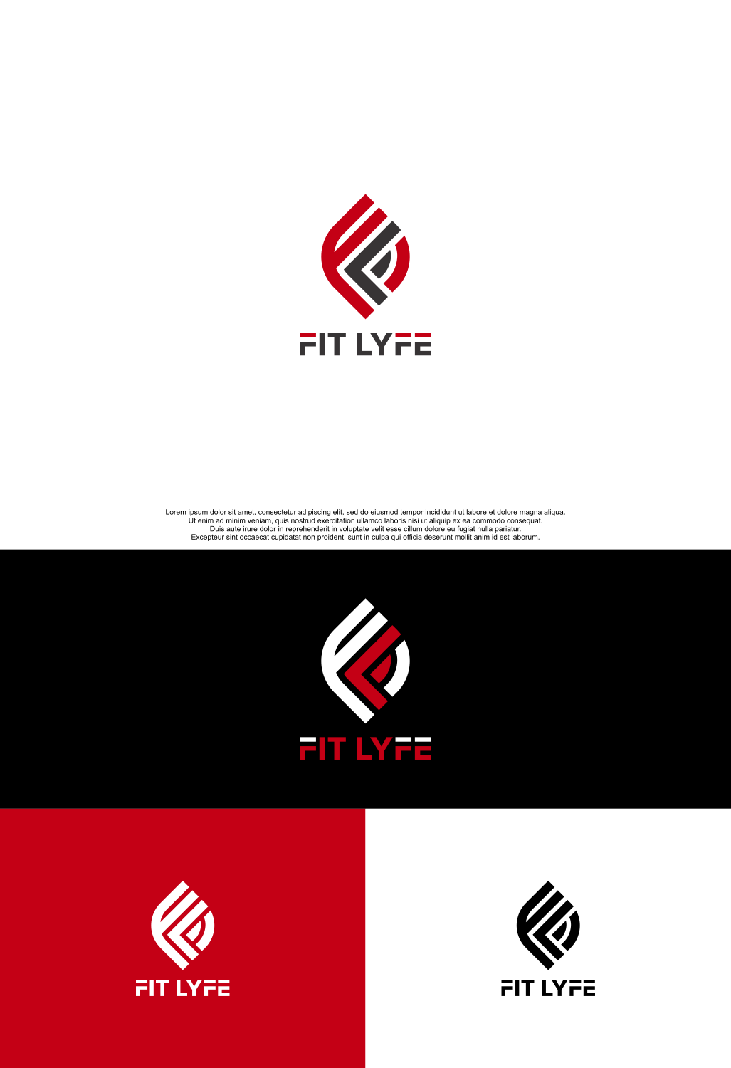 Logo Design by siti MWDesign for FitLyfe llc. | Design #25602244