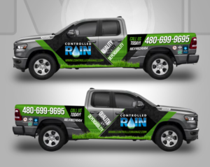 Irrigation company needing wrap for 4 fleet vehicles | Car Wrap Design by SAI DESIGNS