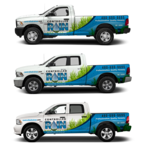 Irrigation company needing wrap for 4 fleet vehicles | Car Wrap Design by Yoga Tri