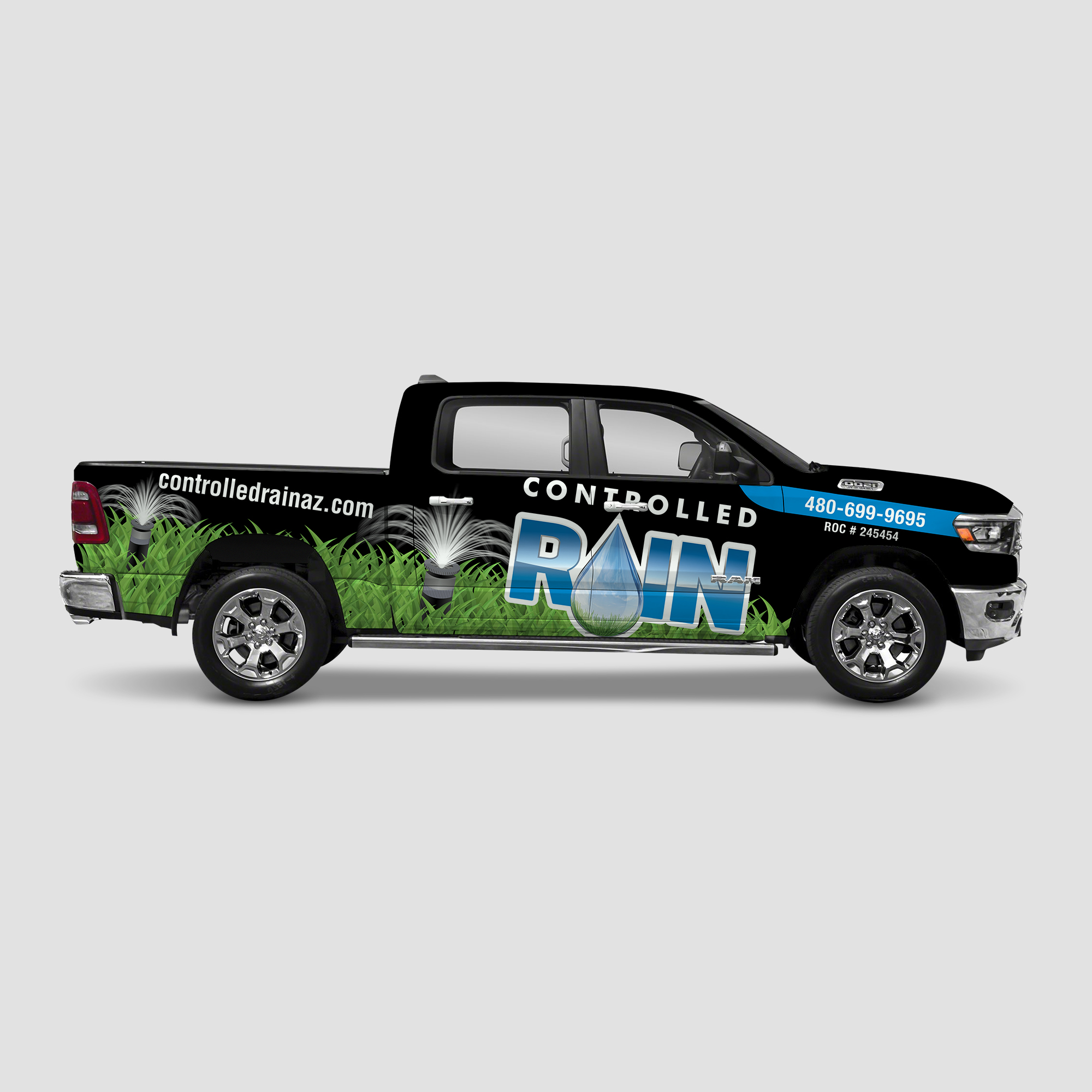 Car Wrap Design by haru_ichiban for Controlled Rain | Design #25617690