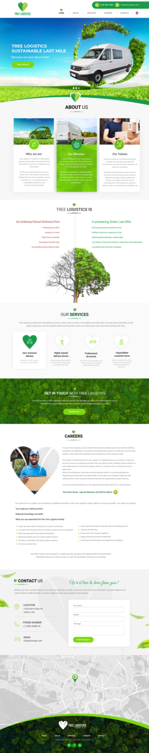 Web Design by Blue Sparrow for this project | Design: #25596870