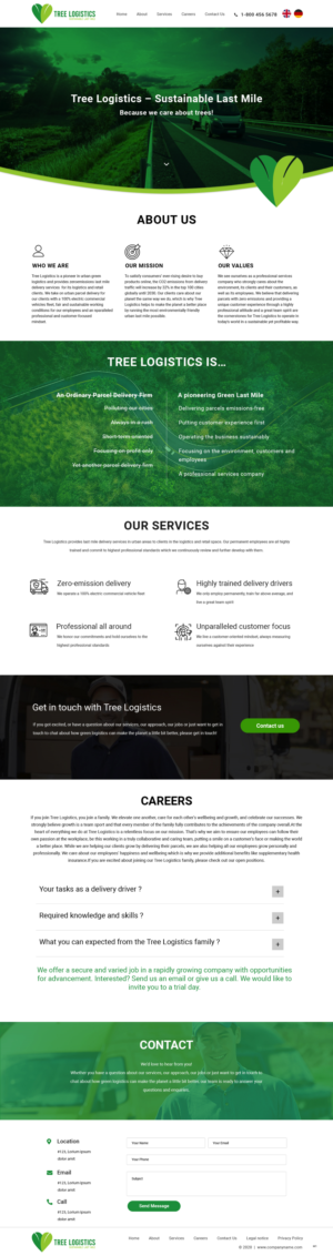 Web Design by pb for this project | Design: #25586500