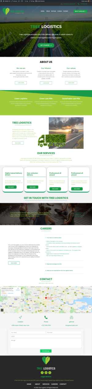 Web Design by Adeel Rahman for this project | Design: #25614205