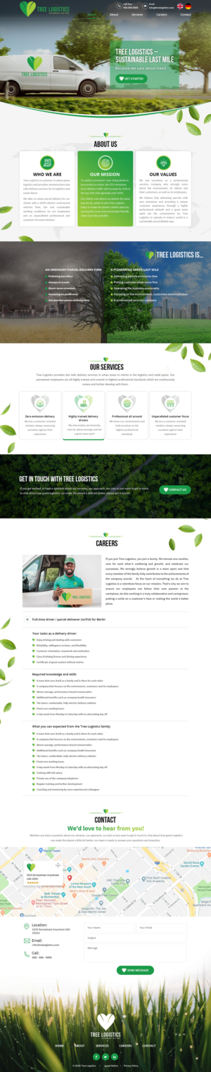 Web Design by Titan Eagle for this project | Design: #25599874
