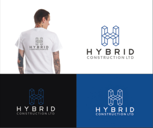Logo Design by Vishak vasu for Hybrid Construction Ltd | Design #25616335