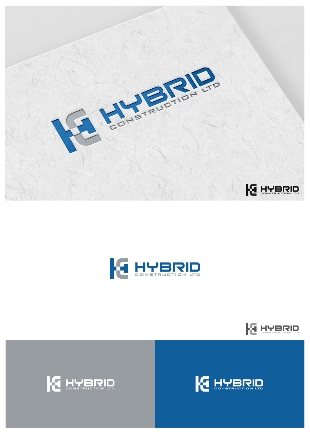 Logo Design by goranvisnjic82 for Hybrid Construction Ltd | Design #25580240
