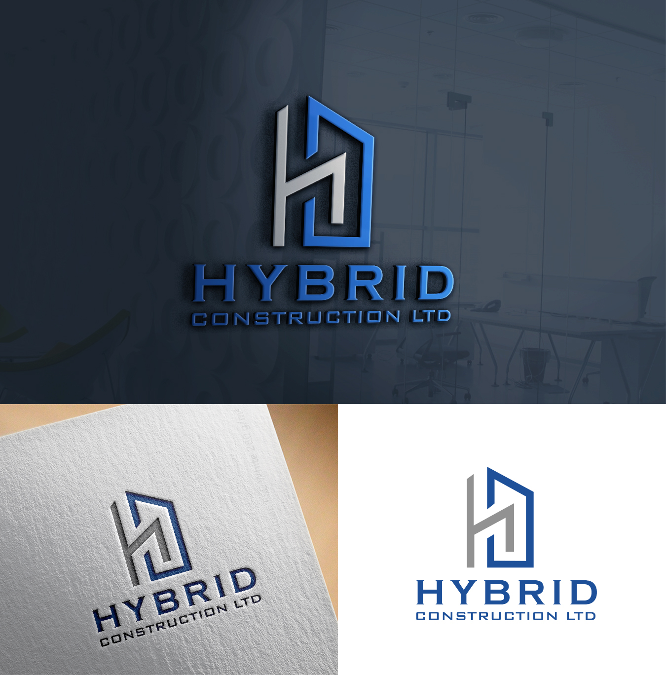 Logo-Design von Ethangraphics für Hybrid Construction Ltd | Design: #25580909
