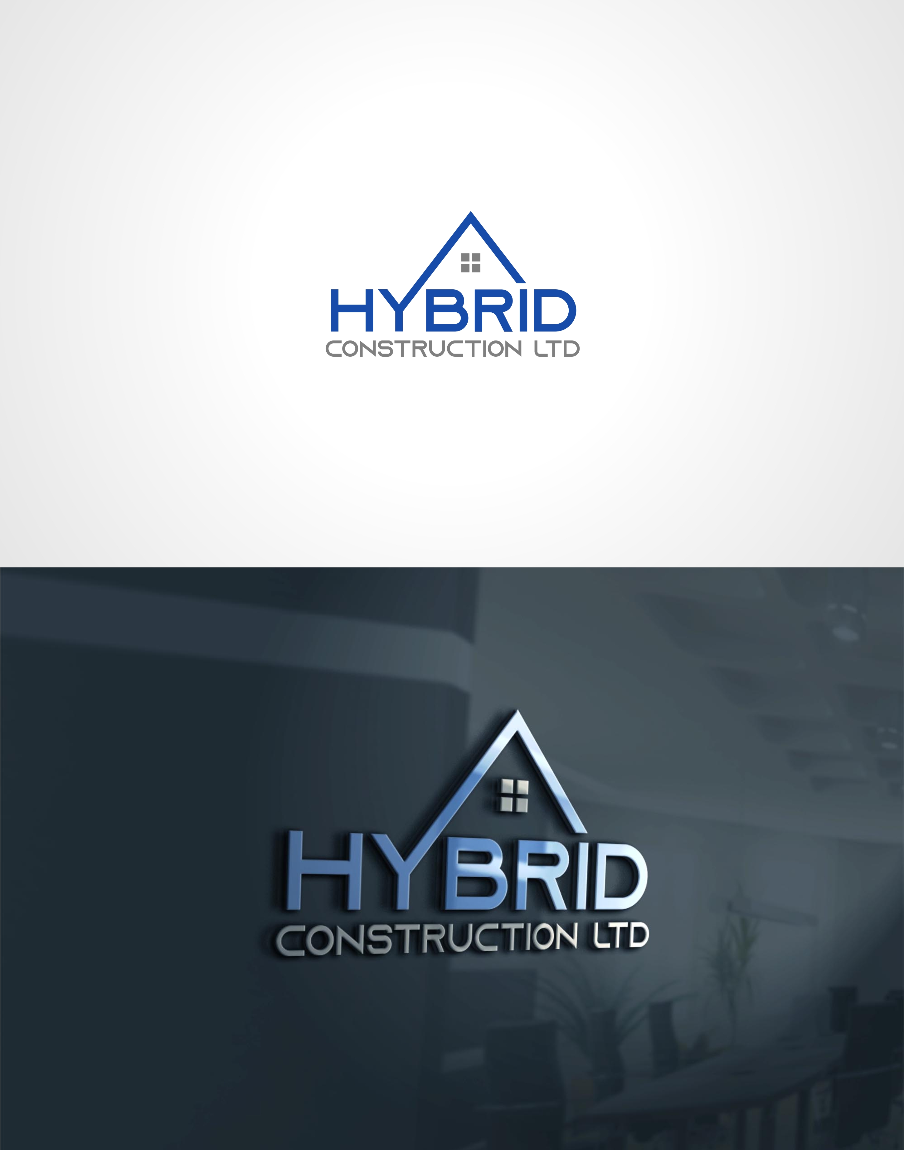 Logo Design by Joenet Jayawarna for Hybrid Construction Ltd | Design #25616692