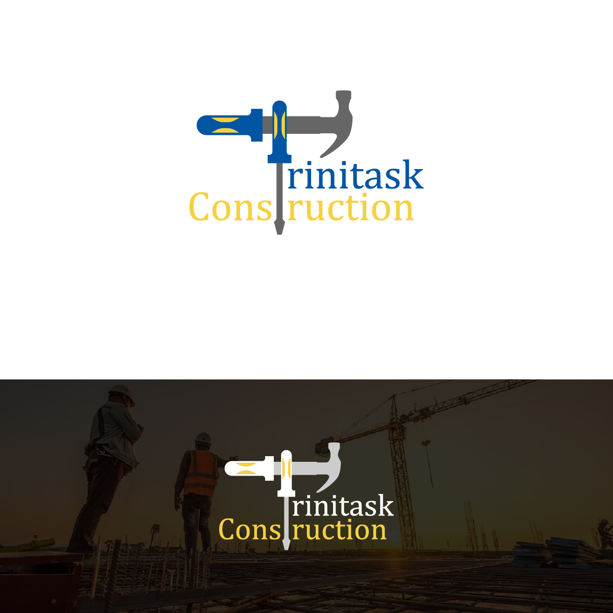 Logo Design by Deziners Zone for Trinitask Construction, Inc | Design #25585450