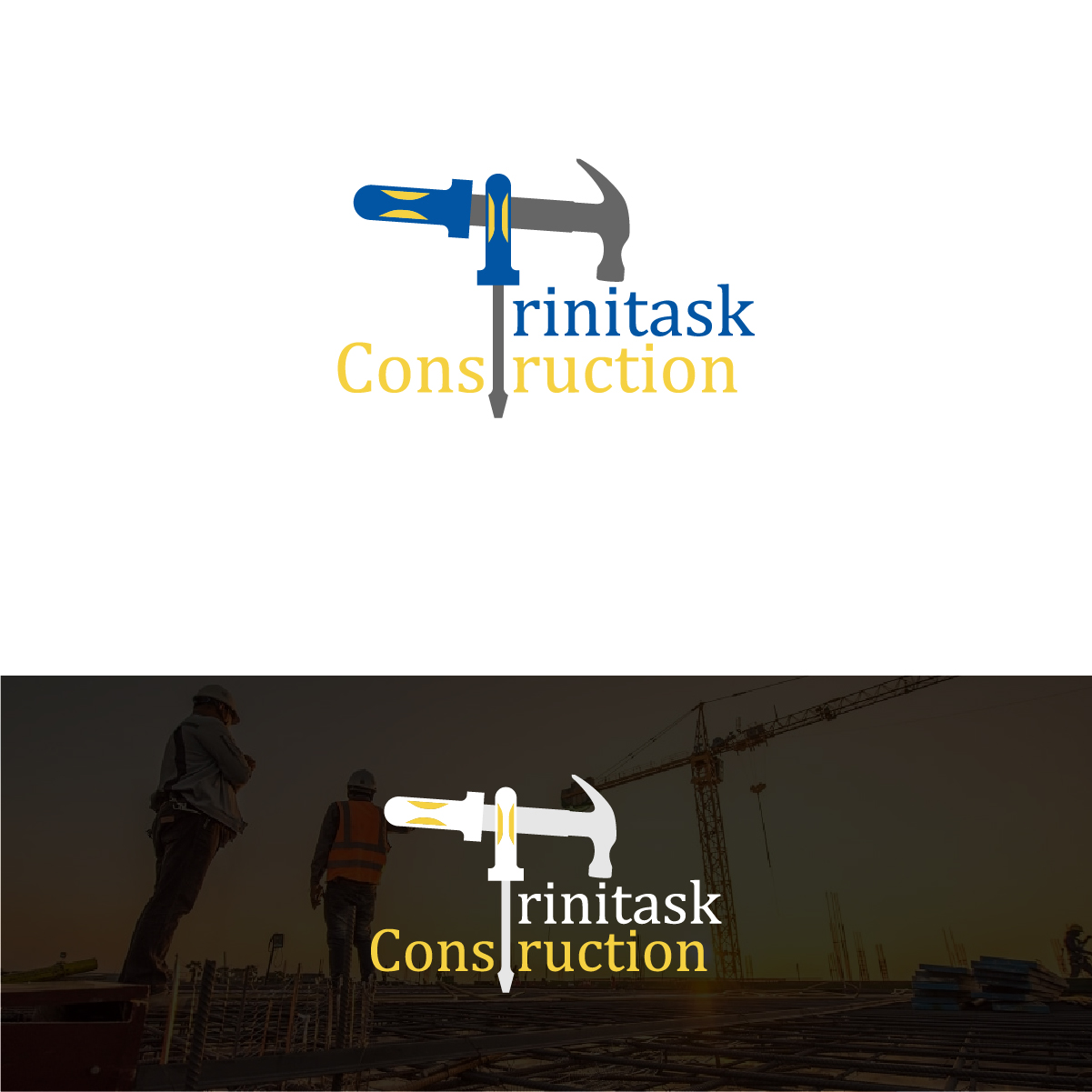 Logo Design by Deziners Zone for Trinitask Construction, Inc | Design #25590448