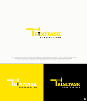 Logo Design by RICKY.T for Trinitask Construction, Inc | Design: #25619842