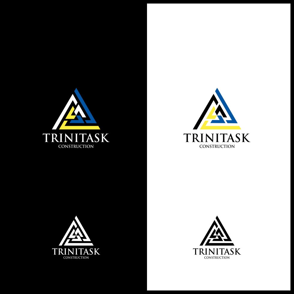 Logo Design by eiffel tesla for Trinitask Construction, Inc | Design #25621138