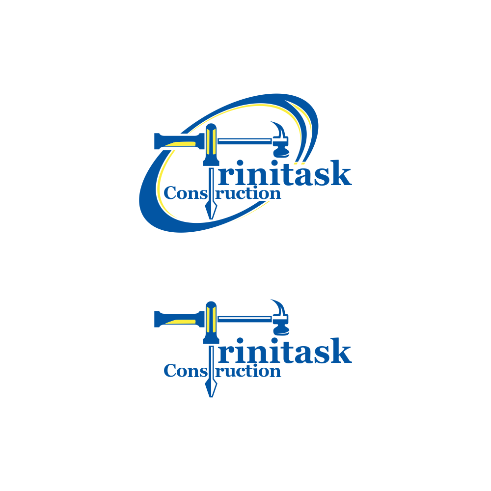 Logo Design by Gerald Design 3 for Trinitask Construction, Inc | Design #25582406